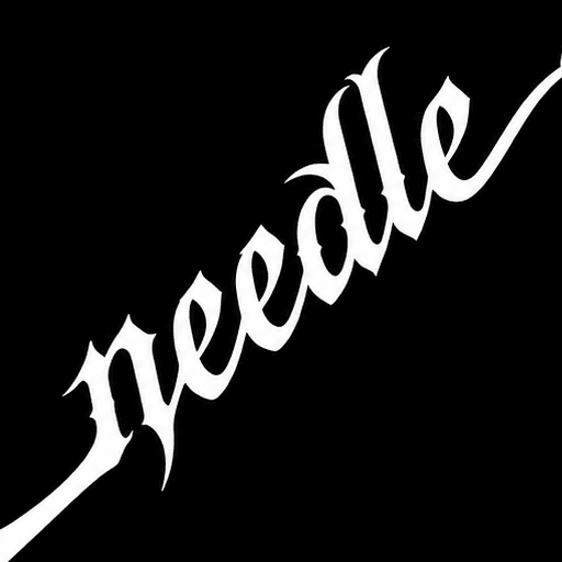 Needle white logo